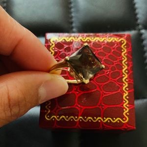 14K Smoky Quartz Ring from Zales
